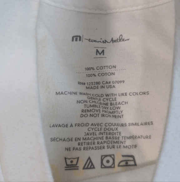 Travis Mathew "Here For A Good Time" Boys Graphic T-shirt Size Medium Summer - Picture 3 of 3